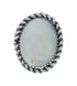 Mother of Pearl Navajo Sterling Silver Ring Size 7-1/4 SN20246